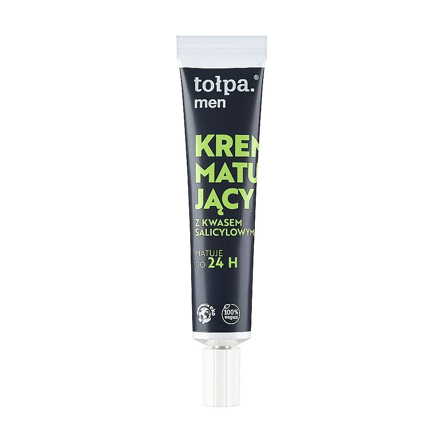 Чоловічий матувальний крем для обличчя Tolpa Men Mattifying Cream із саліциловою кислотою, 40 мл